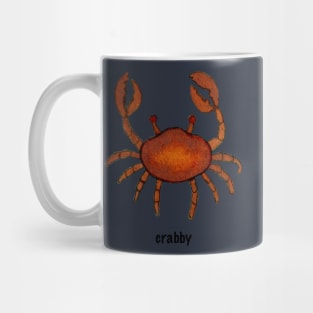 "crabby" cute crab design Mug